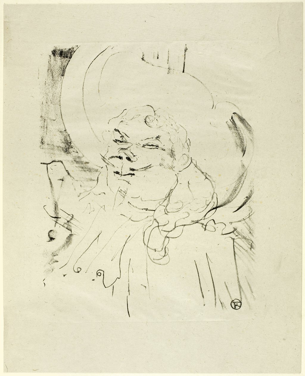 Coquelin den ældre, fra Treize Lithographies af Henri de Toulouse Lautrec