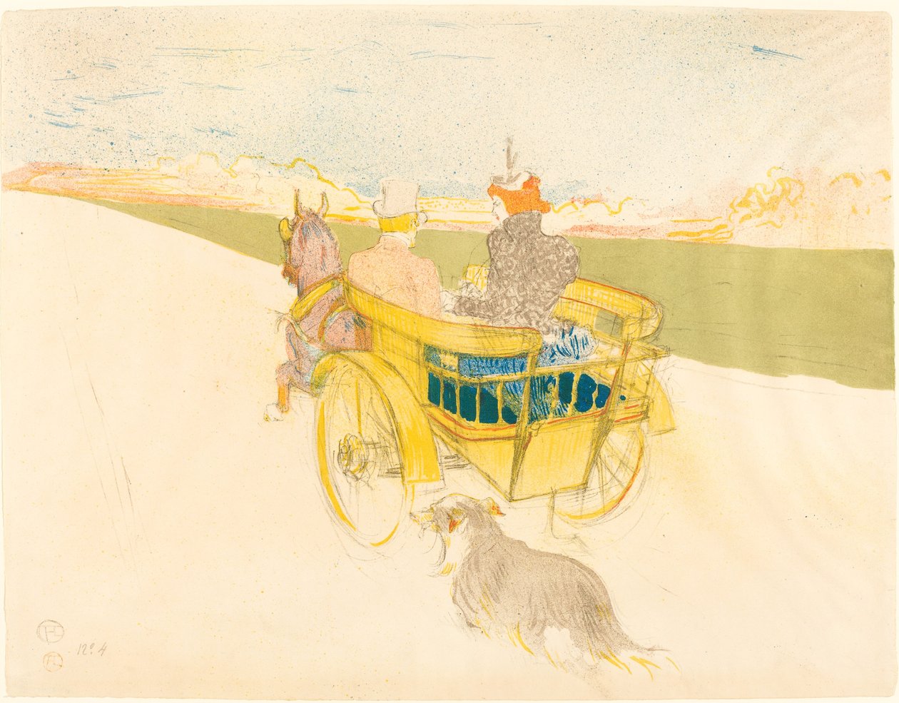 Udflugt på landet af Henri de Toulouse Lautrec