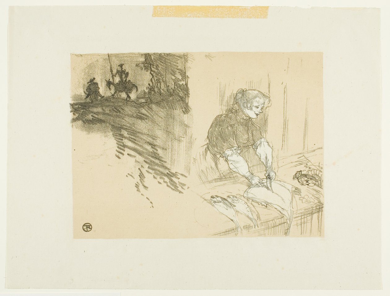 Cover til Les Courtes Joys af Henri de Toulouse-Lautrec
