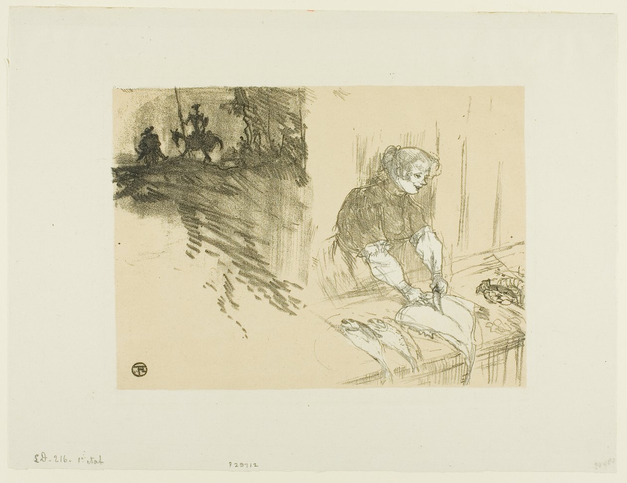 Cover til Les Courtes Joys af Henri de Toulouse Lautrec