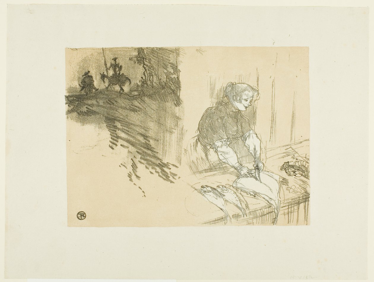 Cover til Les Courtes Joys af Henri de Toulouse Lautrec