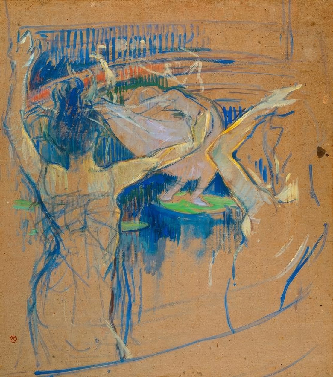 Das Ballett Papa Chrysanthemum af Henri de Toulouse Lautrec