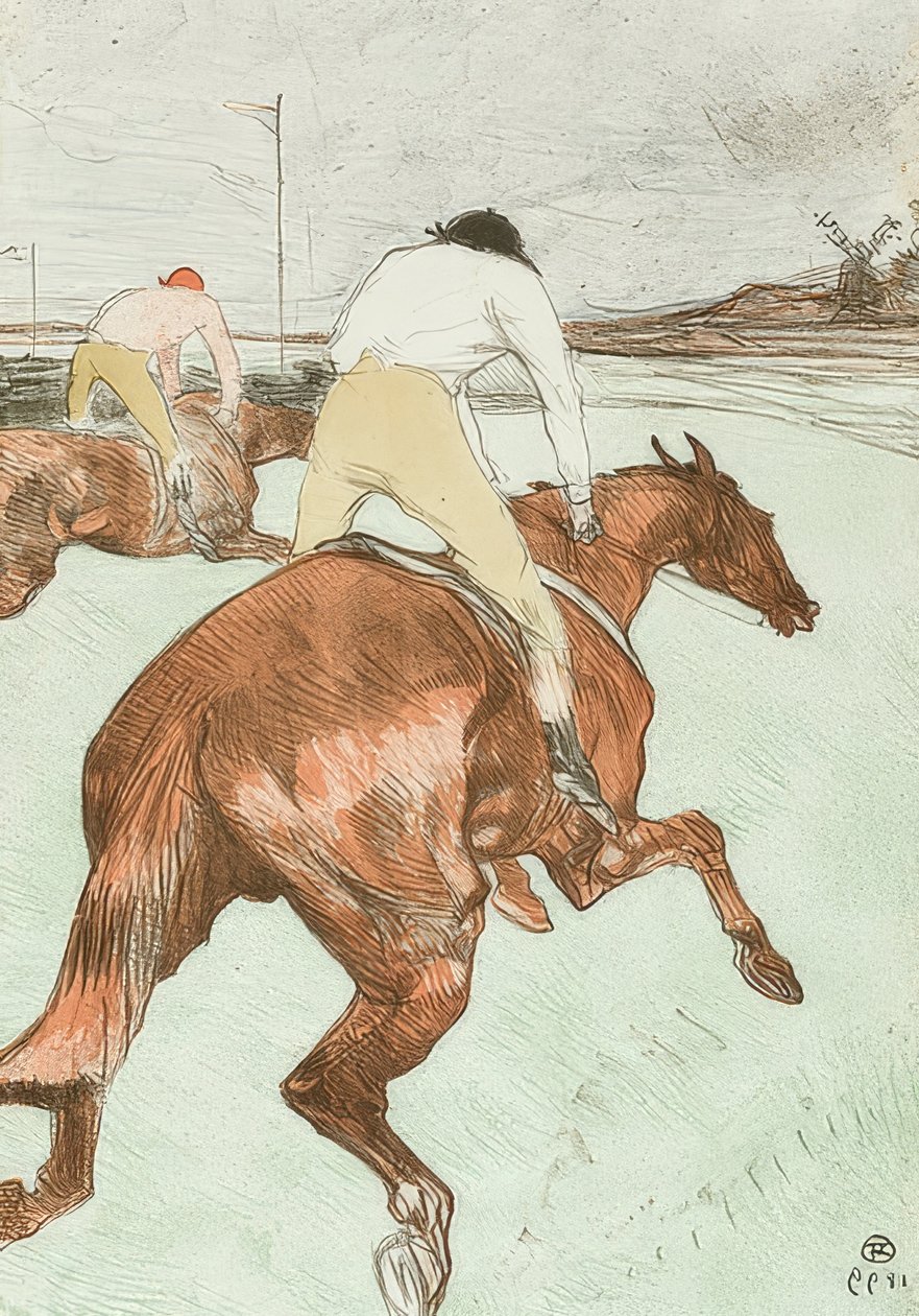 Jockeyen (Le Jockey). 1899 af Henri de Toulouse Lautrec
