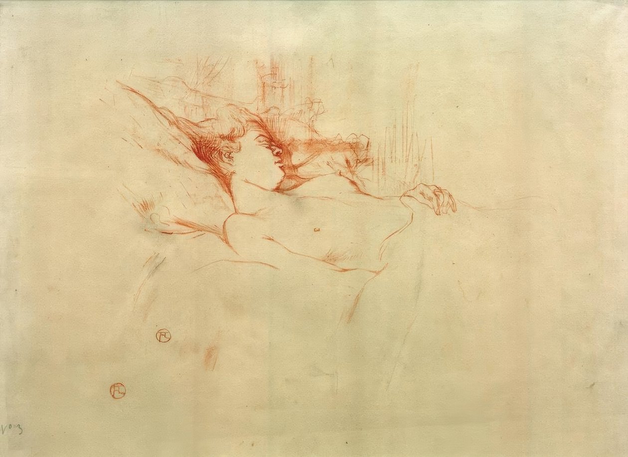 Søvnen af Henri de Toulouse Lautrec