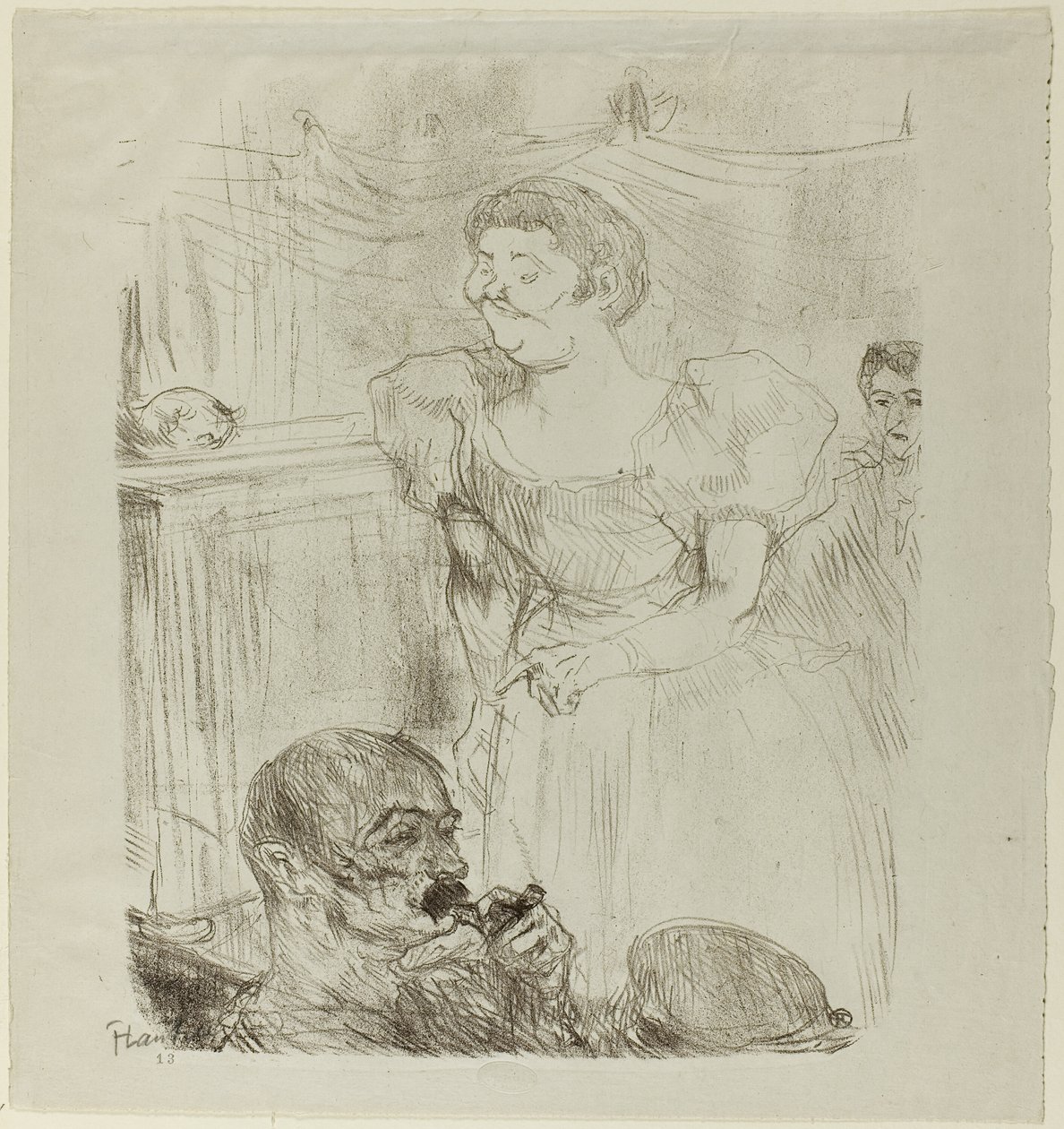 Di ti Fellow, engelsk sangerinde i en café-koncert af Henri de Toulouse Lautrec