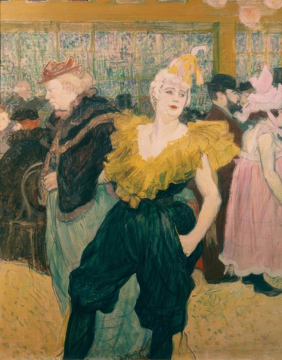 Klovnessen Cha-U-Kao af Henri de Toulouse Lautrec