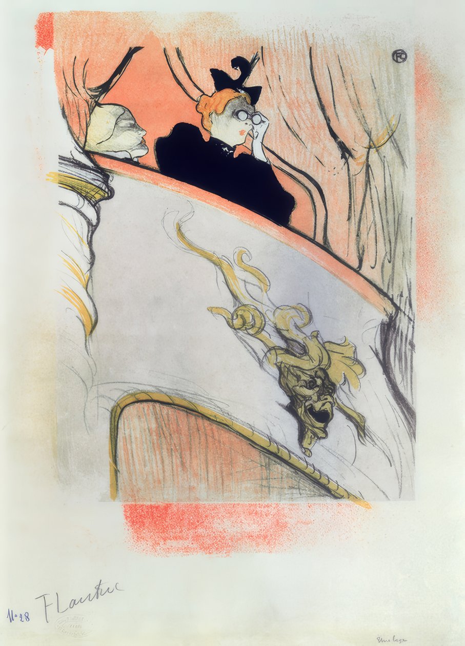 Æsken med guldmasken af Henri de Toulouse Lautrec