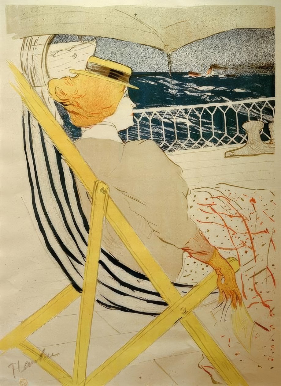 De rejsende fra hytte 54 af Henri de Toulouse Lautrec