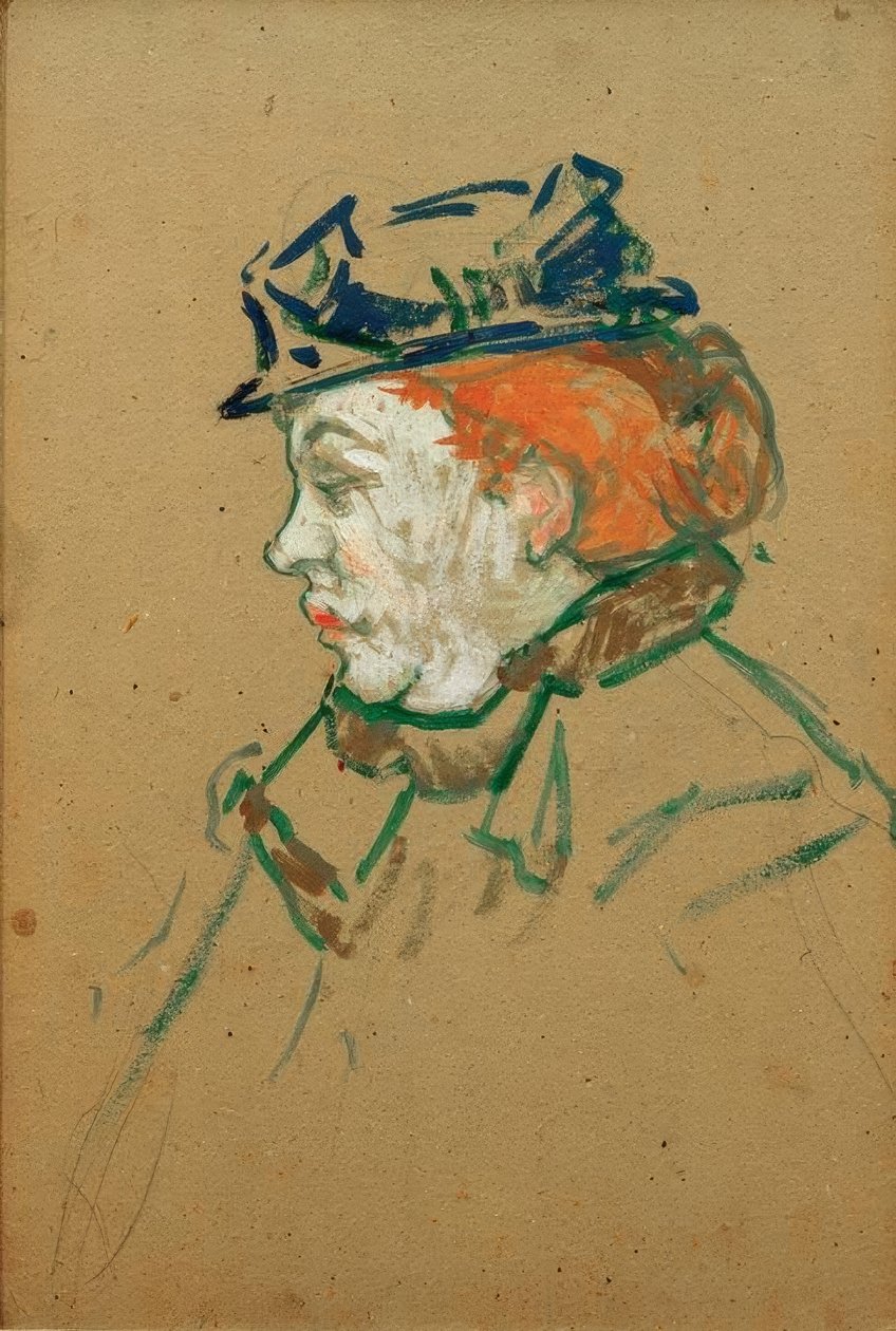 Danseren Gabrielle af Henri de Toulouse Lautrec