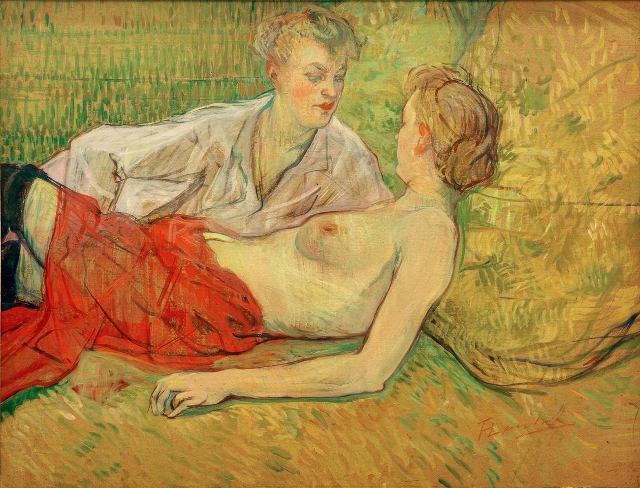 De to venner af Henri de Toulouse-Lautrec