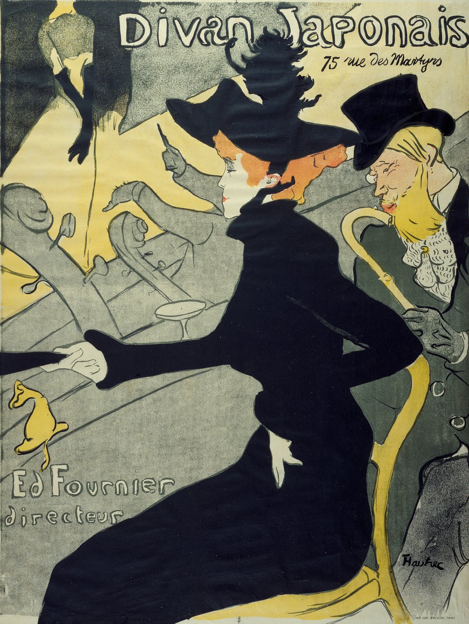 japansk sofa af Henri de Toulouse Lautrec