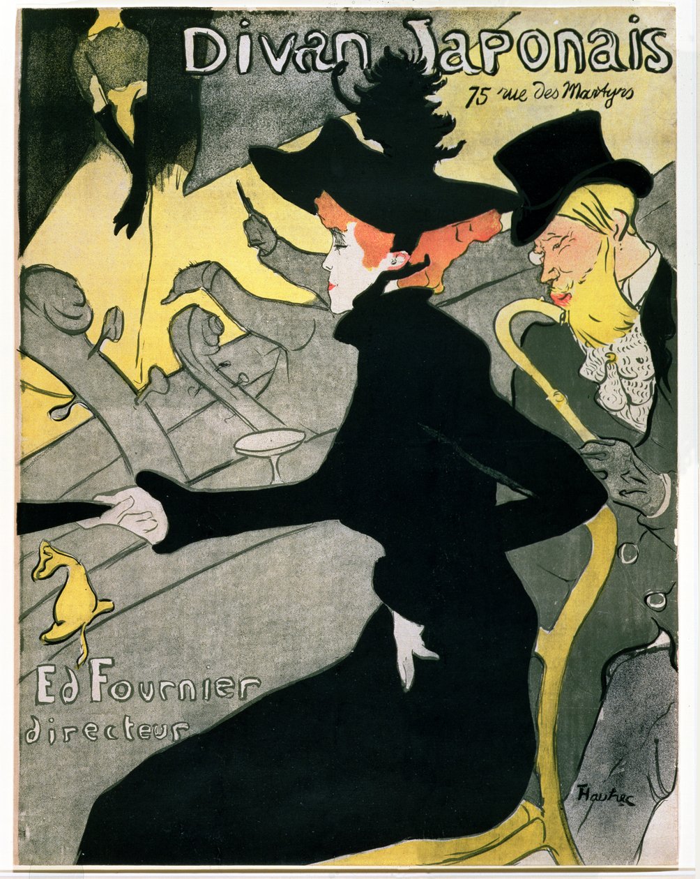 Japansk sofa, 1893 af Henri de Toulouse Lautrec