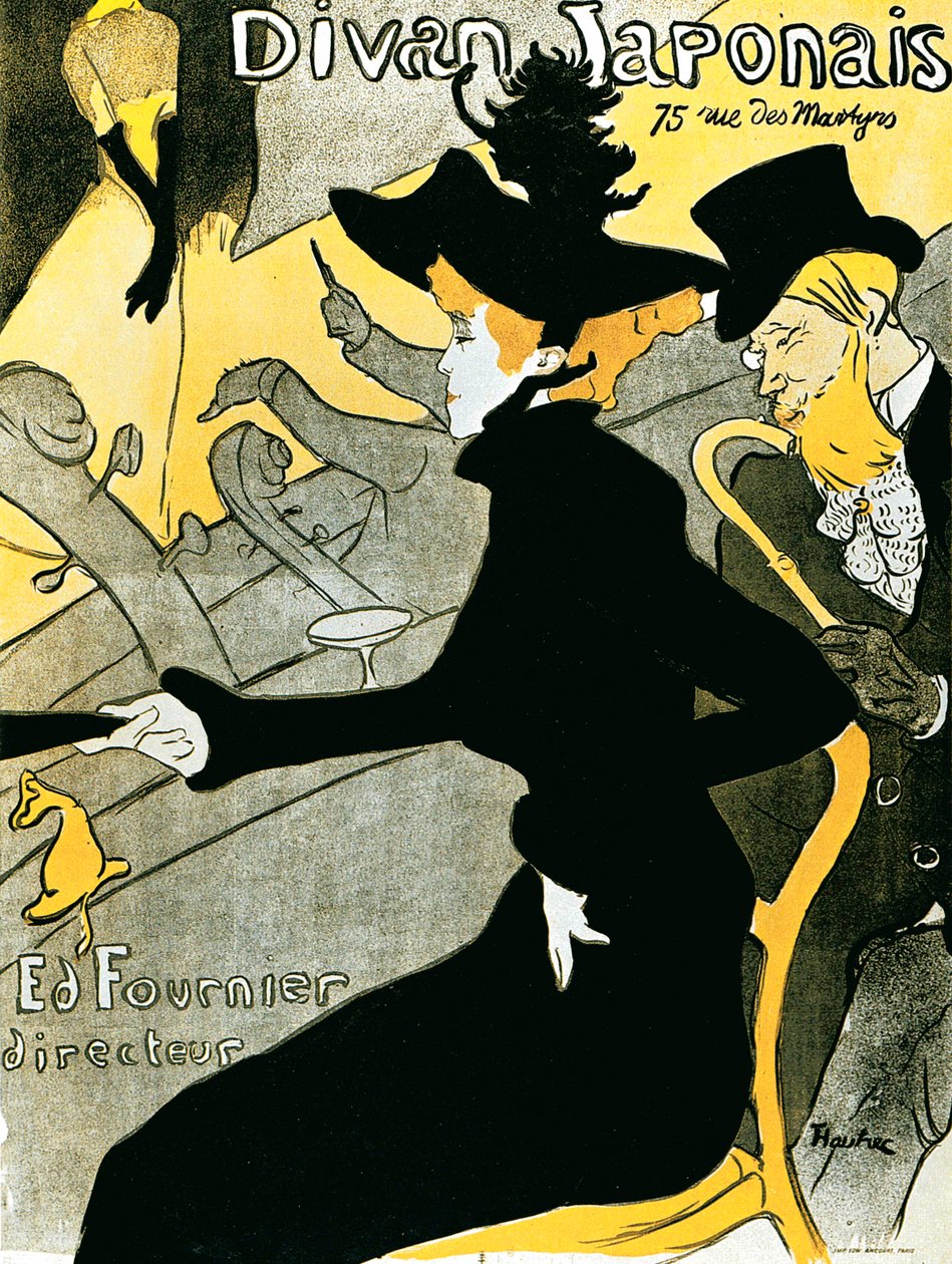 Japansk sofaplakat, 1892. af Henri de Toulouse Lautrec