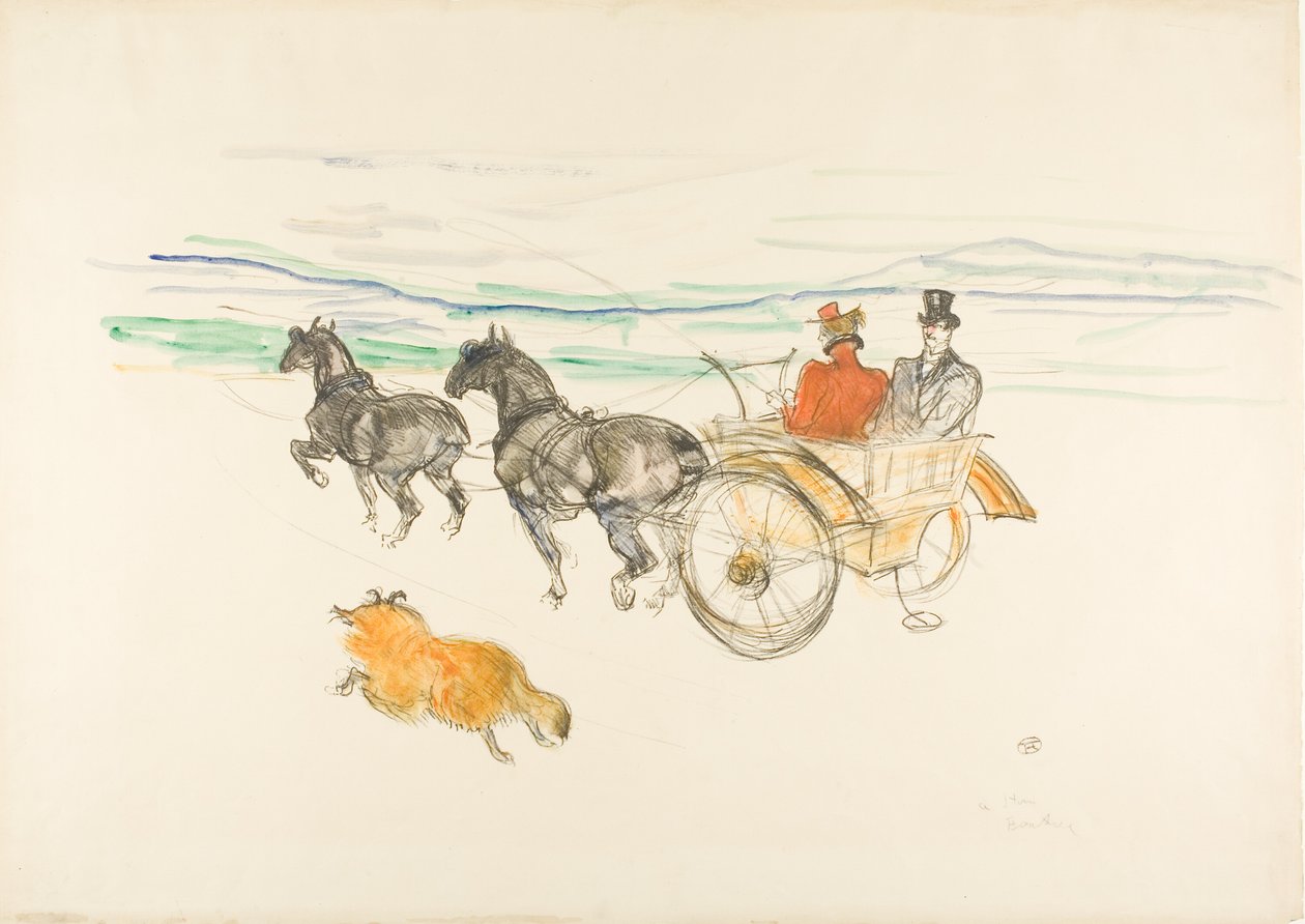 Dobbelt sele af Henri de Toulouse-Lautrec