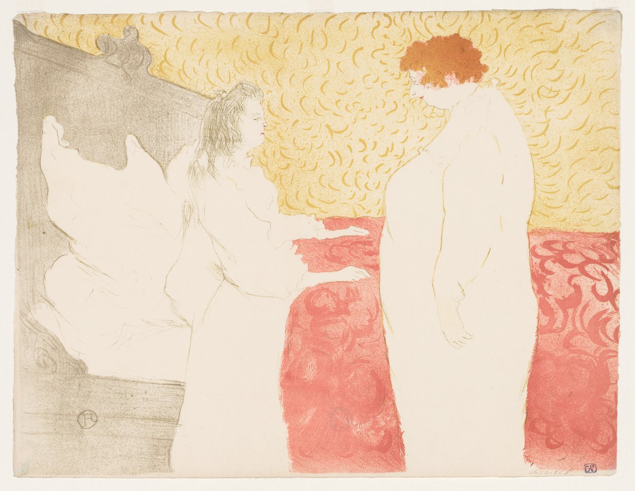 Elles: Kvinde i seng, 1896. af Henri de Toulouse Lautrec