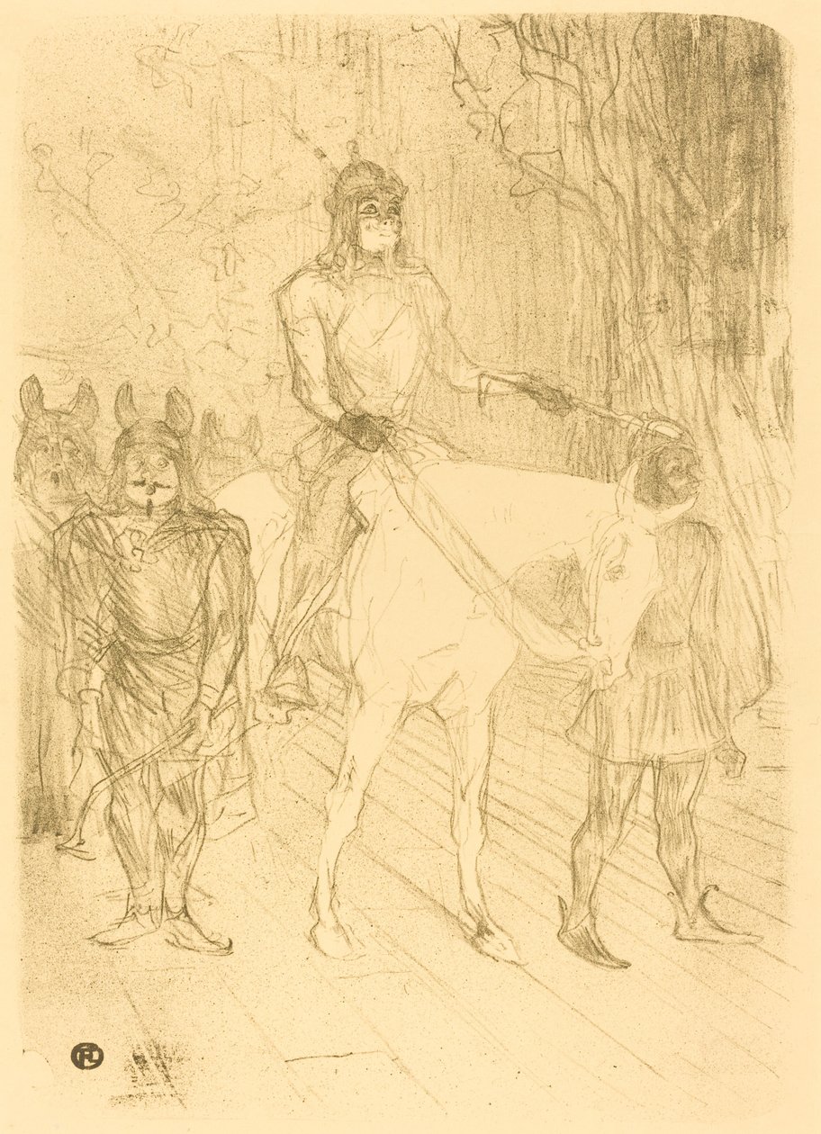 Indgang til Brasseur i "Chilperic" af Henri de Toulouse Lautrec