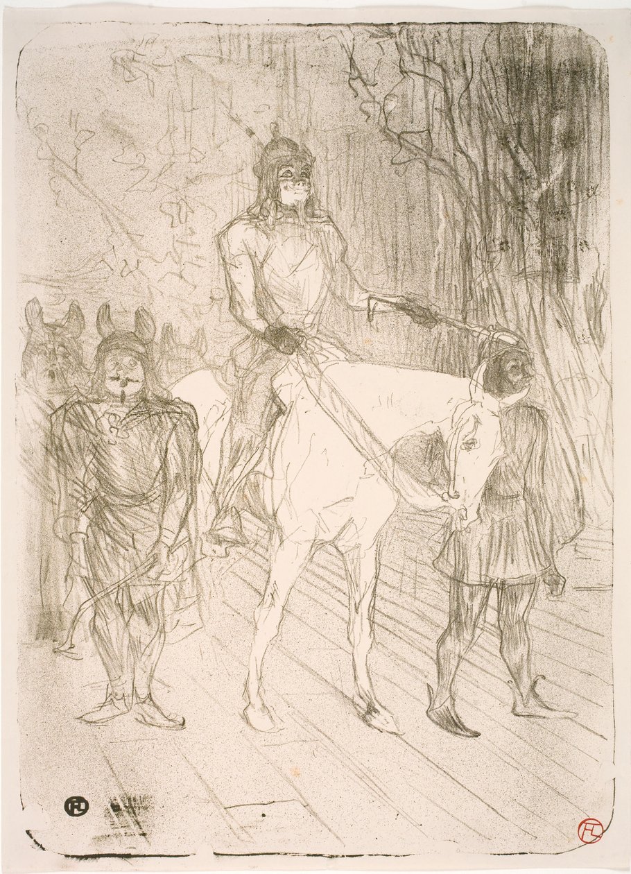Indgang til Brasseur, i Chilpéric af Henri de Toulouse Lautrec
