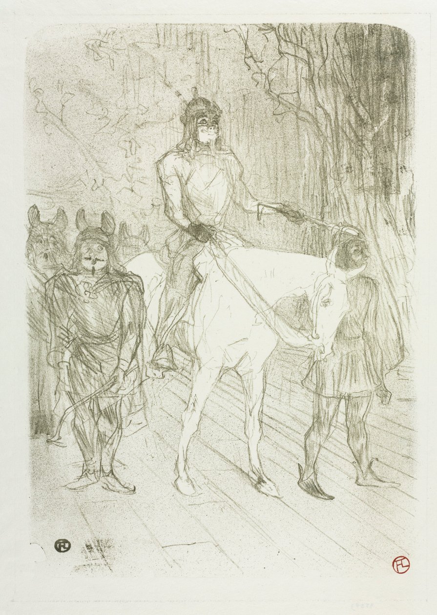 Brasseurs indgang i Chilpéric af Henri de Toulouse Lautrec