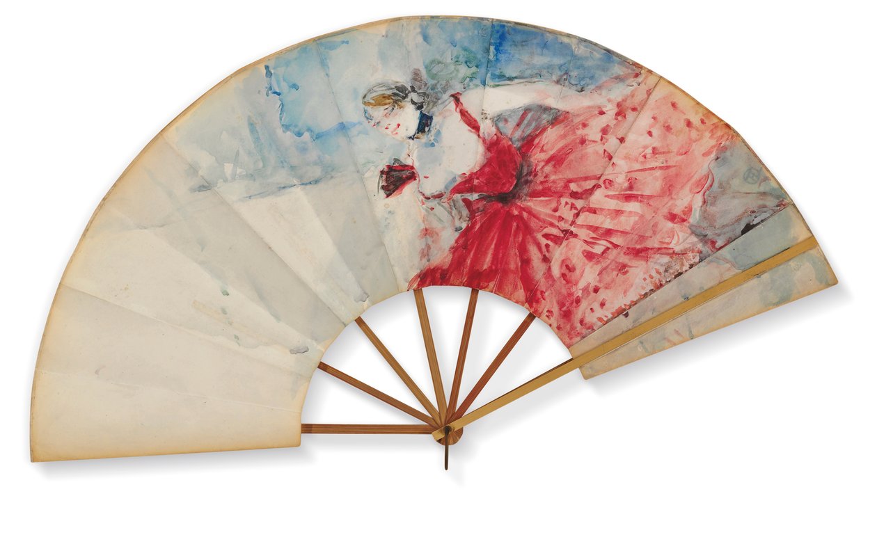 Fan, ca. 1892 af Henri de Toulouse Lautrec