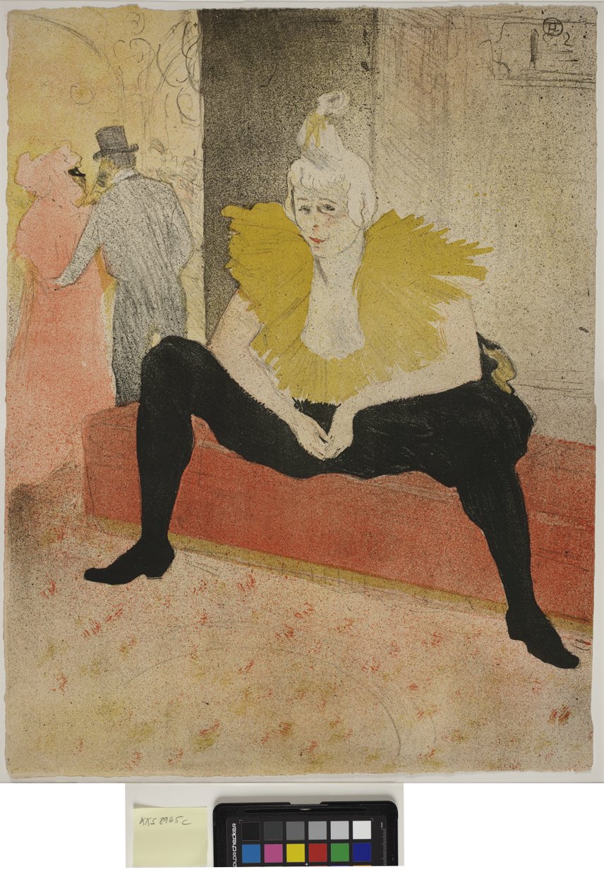 Kvinde på bakken, morgenmad, Madame Baron og Mademoiselle Popo af Henri de Toulouse Lautrec