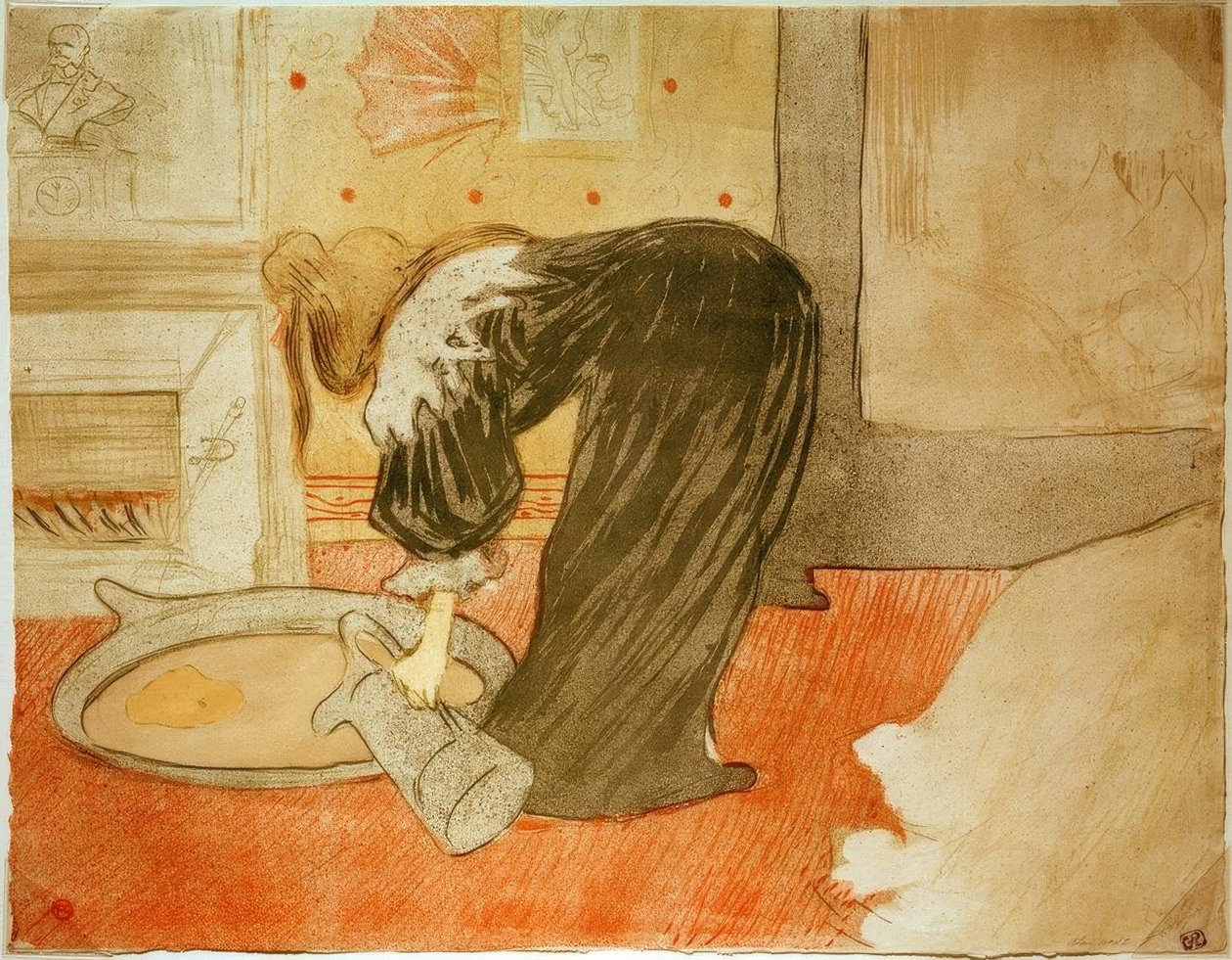 Kvinde i karbad af Henri de Toulouse Lautrec