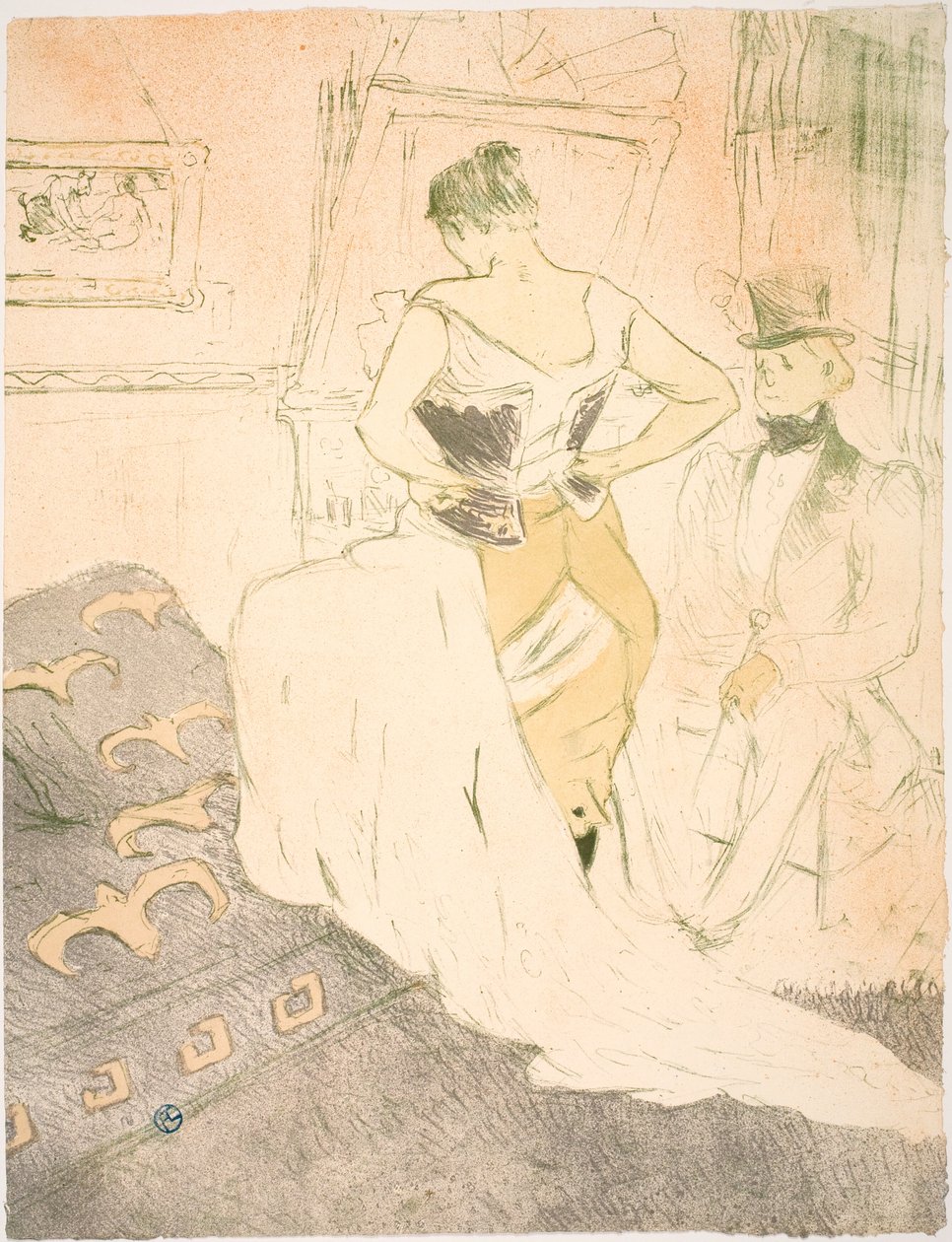 Kvinde i korset, Passage Conquest af Henri de Toulouse Lautrec