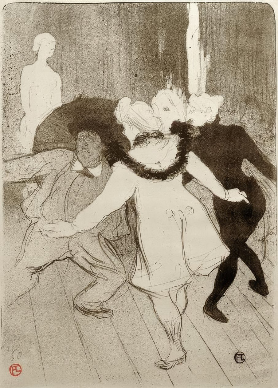Folies Bergère, Monsieur Prudhommes beskedenhed af Henri de Toulouse Lautrec