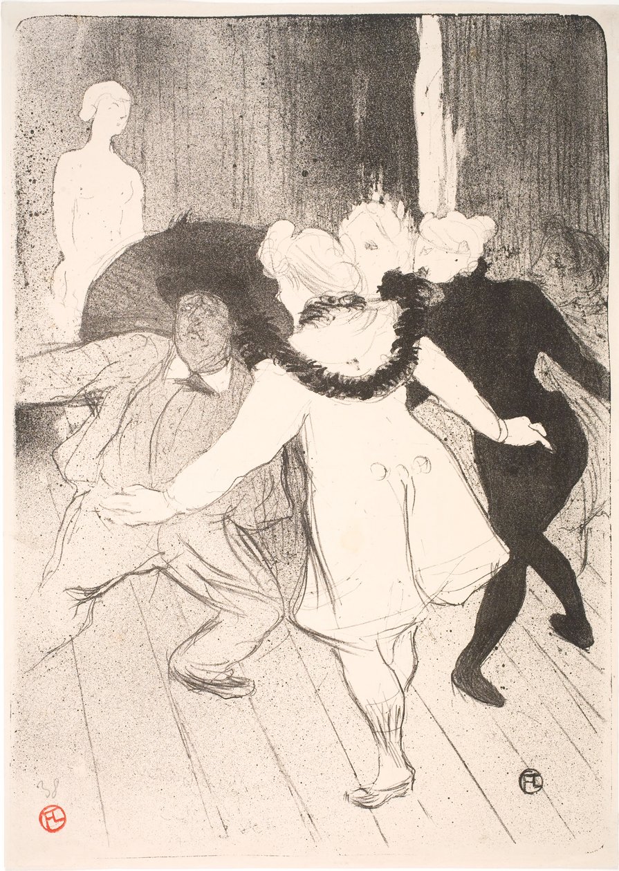 Hyrdinde Follies. Monsieur Prudhommes beskedenhed af Henri de Toulouse Lautrec