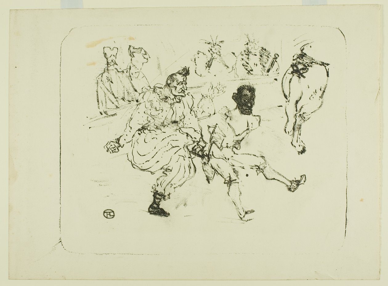 Footit og Chocolat af Henri de Toulouse Lautrec
