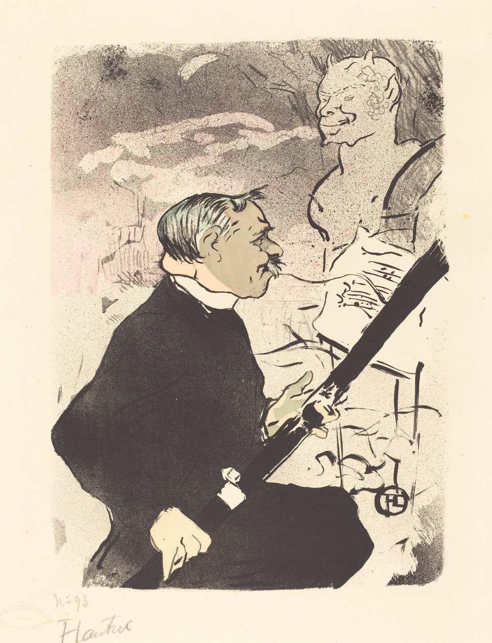 Til dig (Pour toi!...) af Henri de Toulouse Lautrec