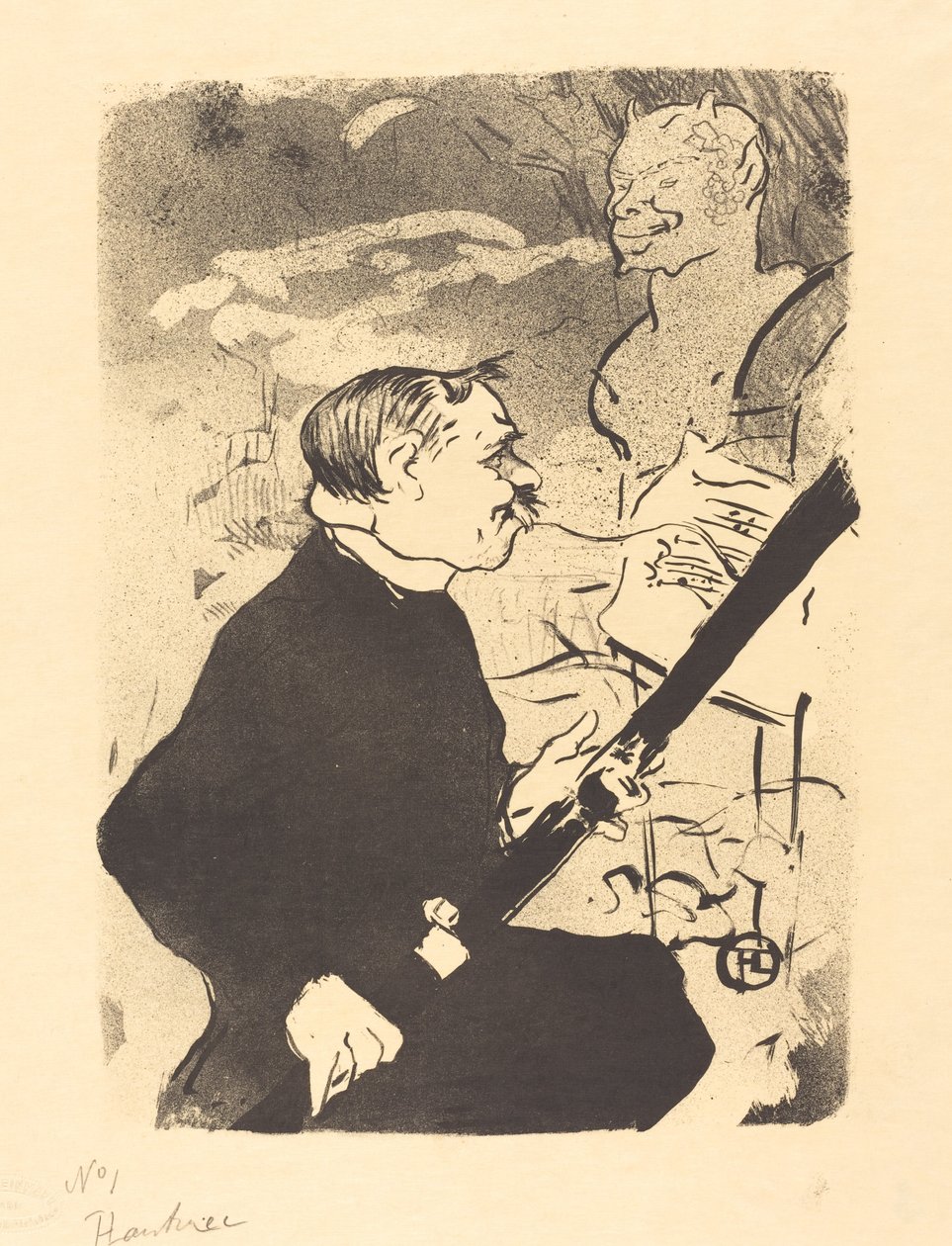For dig Pour toi!..., 1893. af Henri de Toulouse Lautrec
