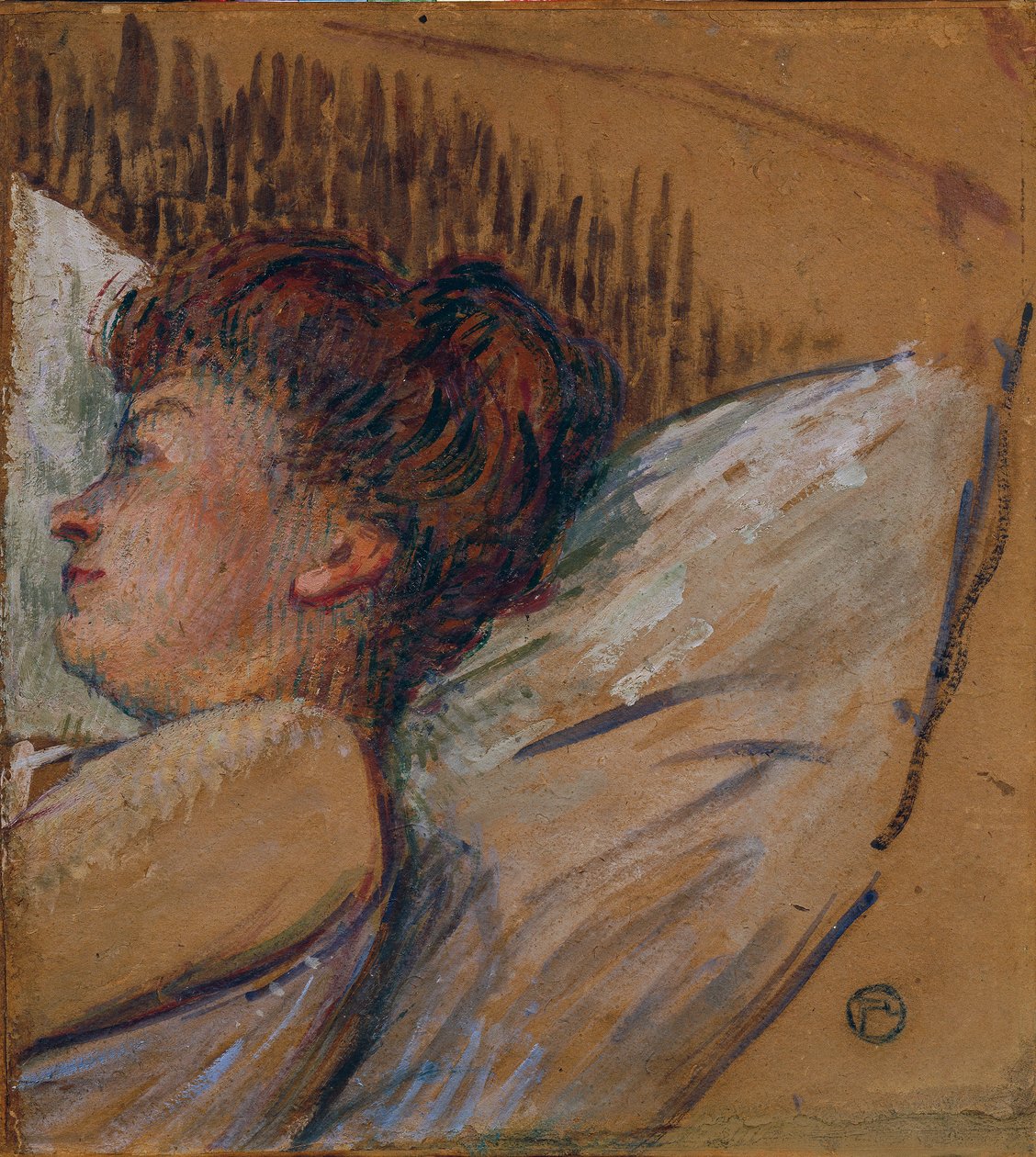 kvinde i sengen af Henri de Toulouse Lautrec