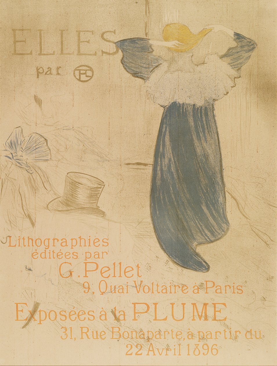 Frontispice for Elles, 1896 af Henri de Toulouse Lautrec