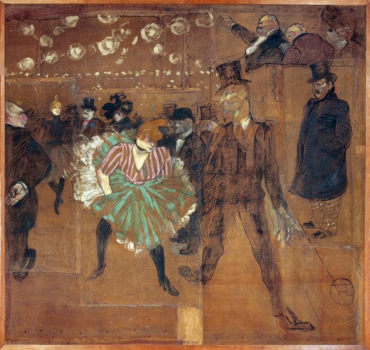 H. Toulouse-Lautrec, Tanz im Moulin Rouge af Henri de Toulouse Lautrec