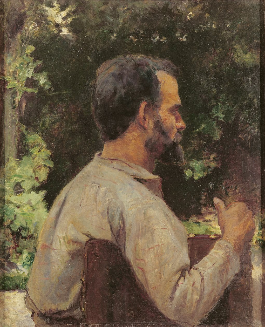 Leder af en mand, Monsieur Etienne Devismes, 1882 af Henri de Toulouse Lautrec