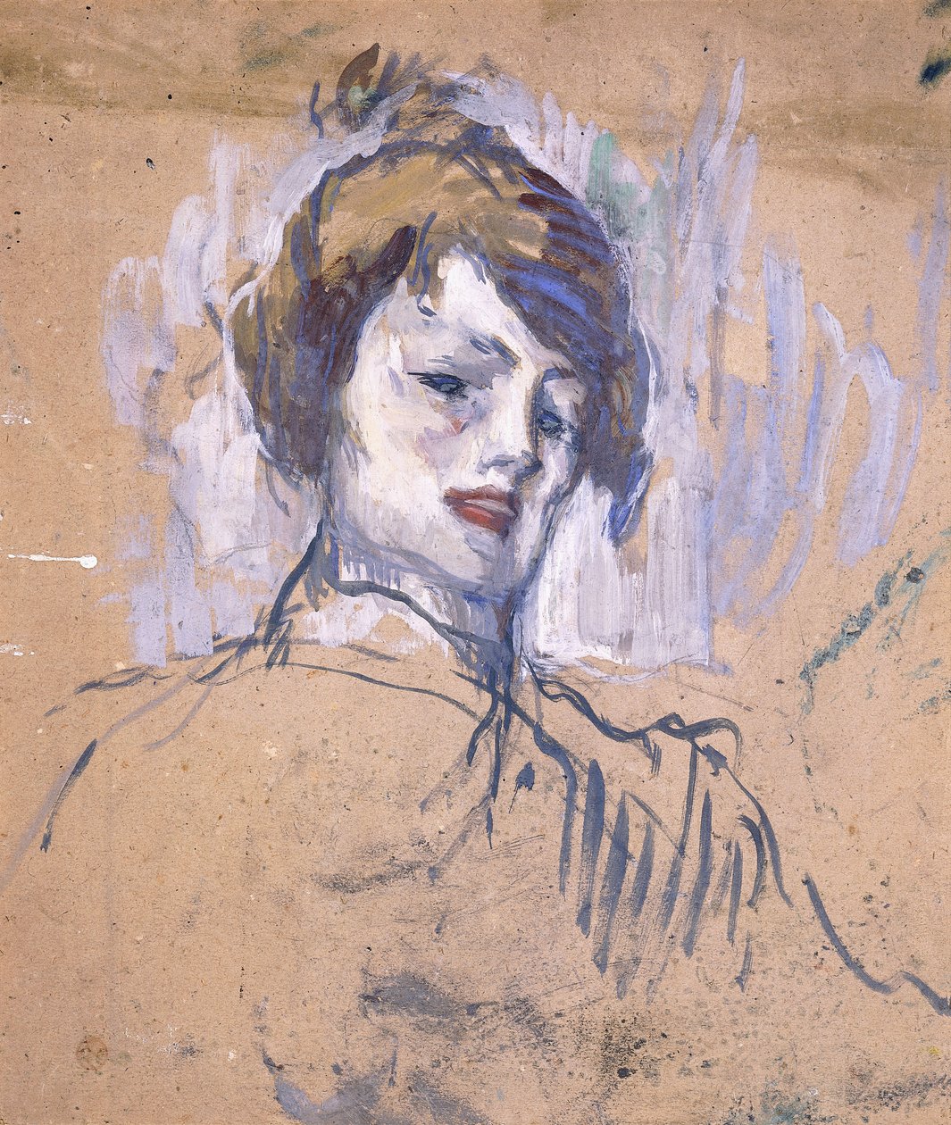 Hoved af en kvinde, 1896 af Henri de Toulouse Lautrec