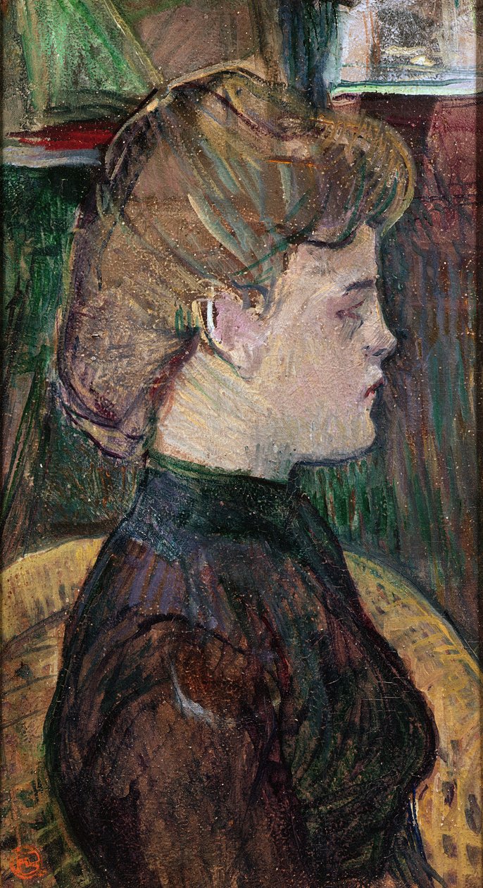 Hél ène V. Juliette Vary, 1888 (olie på træ) af Henri de Toulouse Lautrec