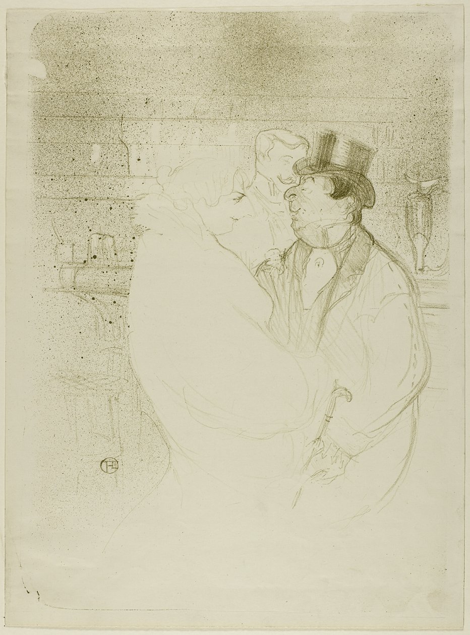 Ida Heath i baren af Henri de Toulouse Lautrec