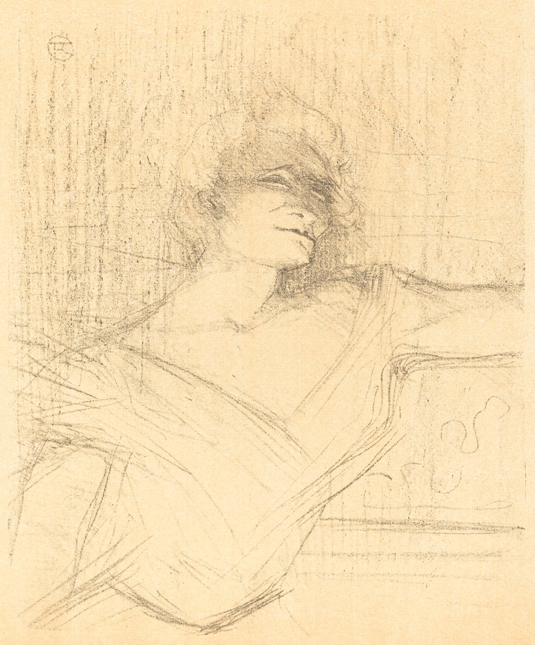 I "La glu" (I "La glu") af Henri de Toulouse Lautrec