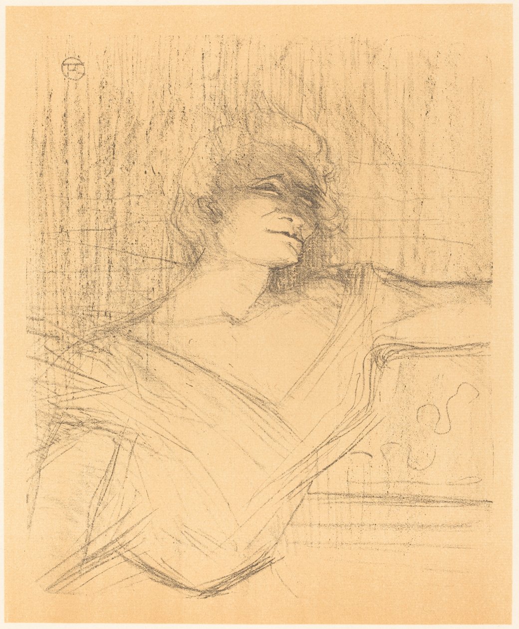 I "La glu" (I "La glu") af Henri de Toulouse Lautrec
