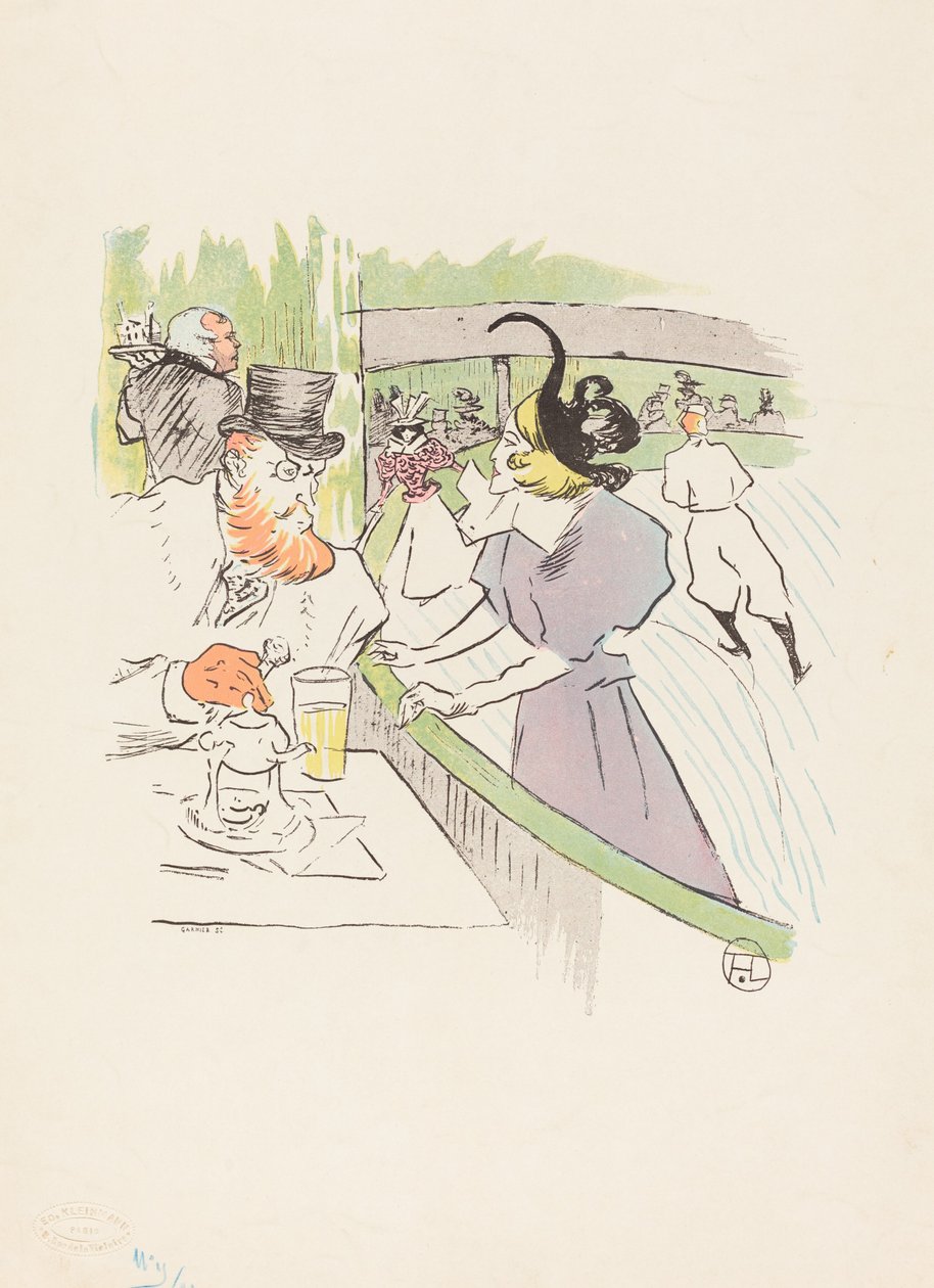 I Skating Professional Beauty, 1895. af Henri de Toulouse Lautrec