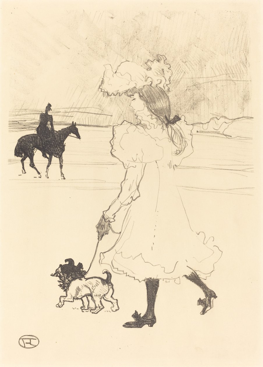 In the Woods (Au bois) af Henri de Toulouse Lautrec