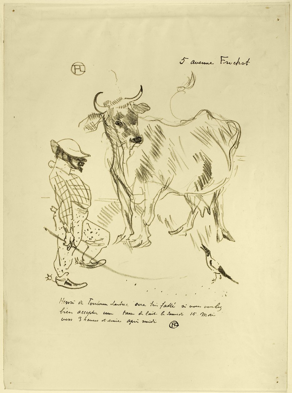 Invitation til et glas mælk af Henri de Toulouse Lautrec
