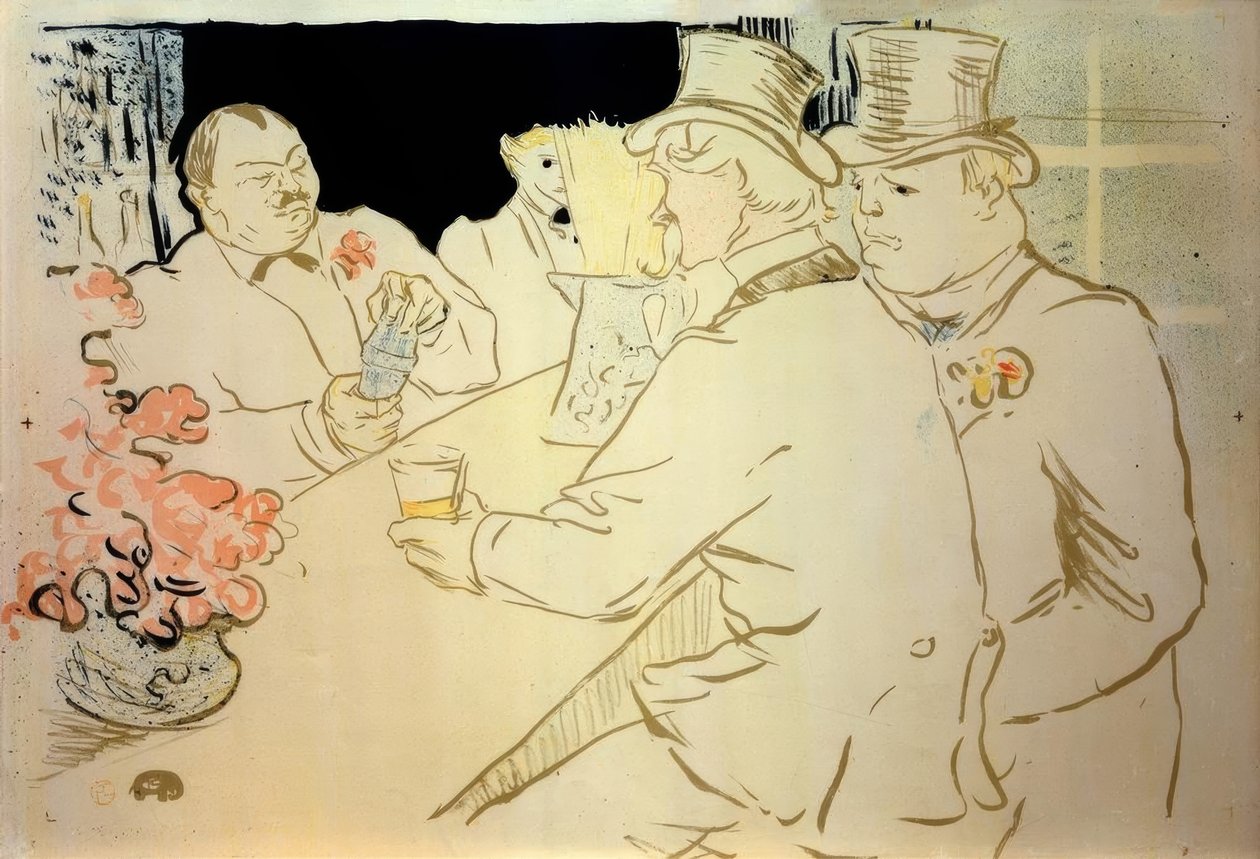 Irish American Bar order The Chapbook af Henri de Toulouse Lautrec