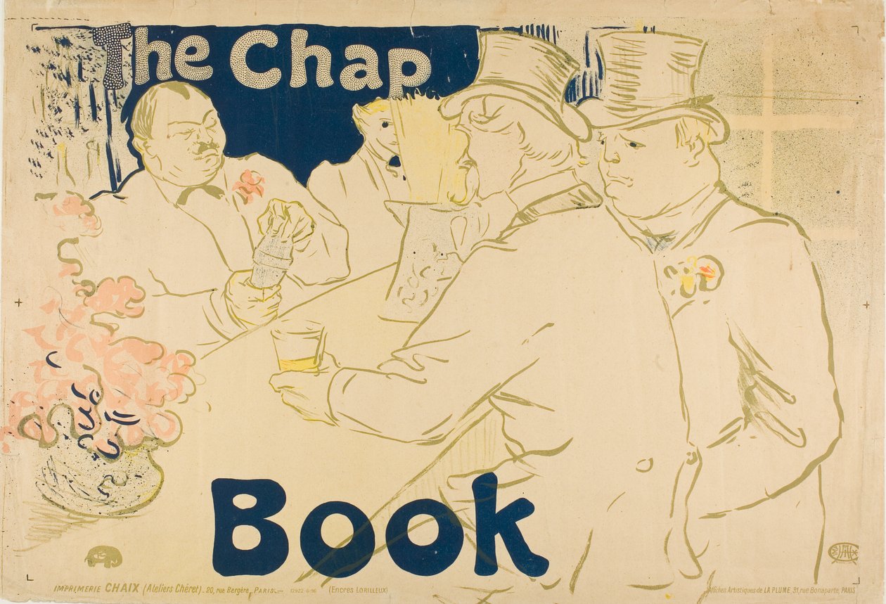 Irsk og amerikansk bar, Rue Royale - The Chap Book af Henri de Toulouse Lautrec