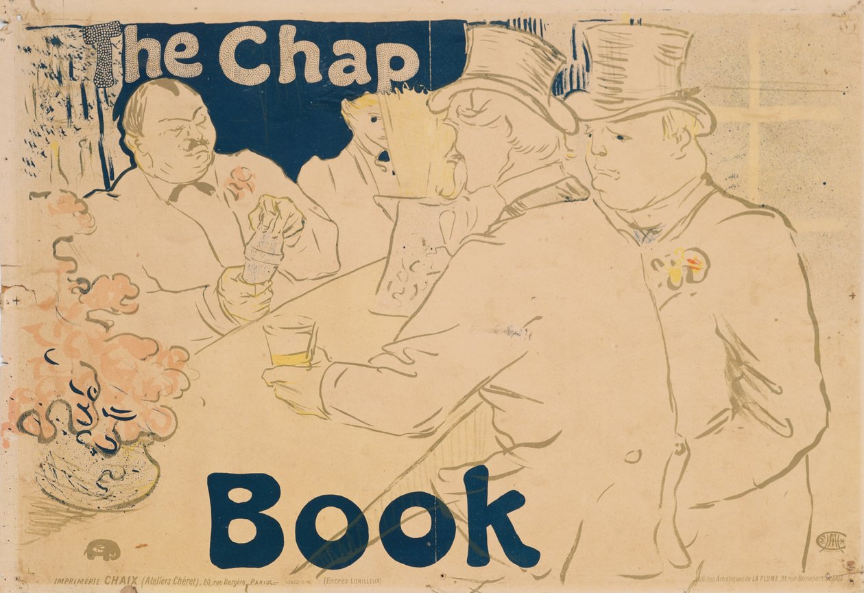 Irsk og amerikansk bar, Rue Royale; plakat for "The Chap Book", 1895 af Henri de Toulouse Lautrec