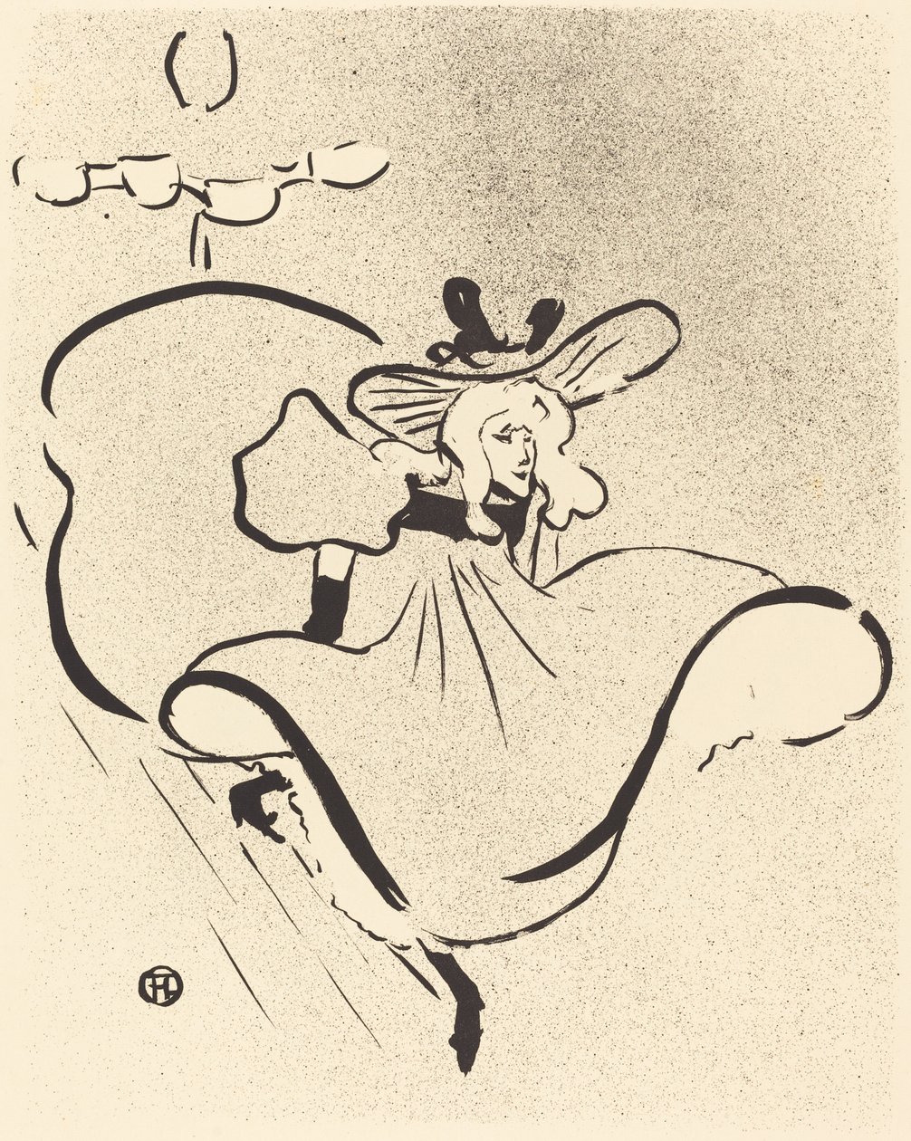 Jane Avril af Henri de Toulouse Lautrec