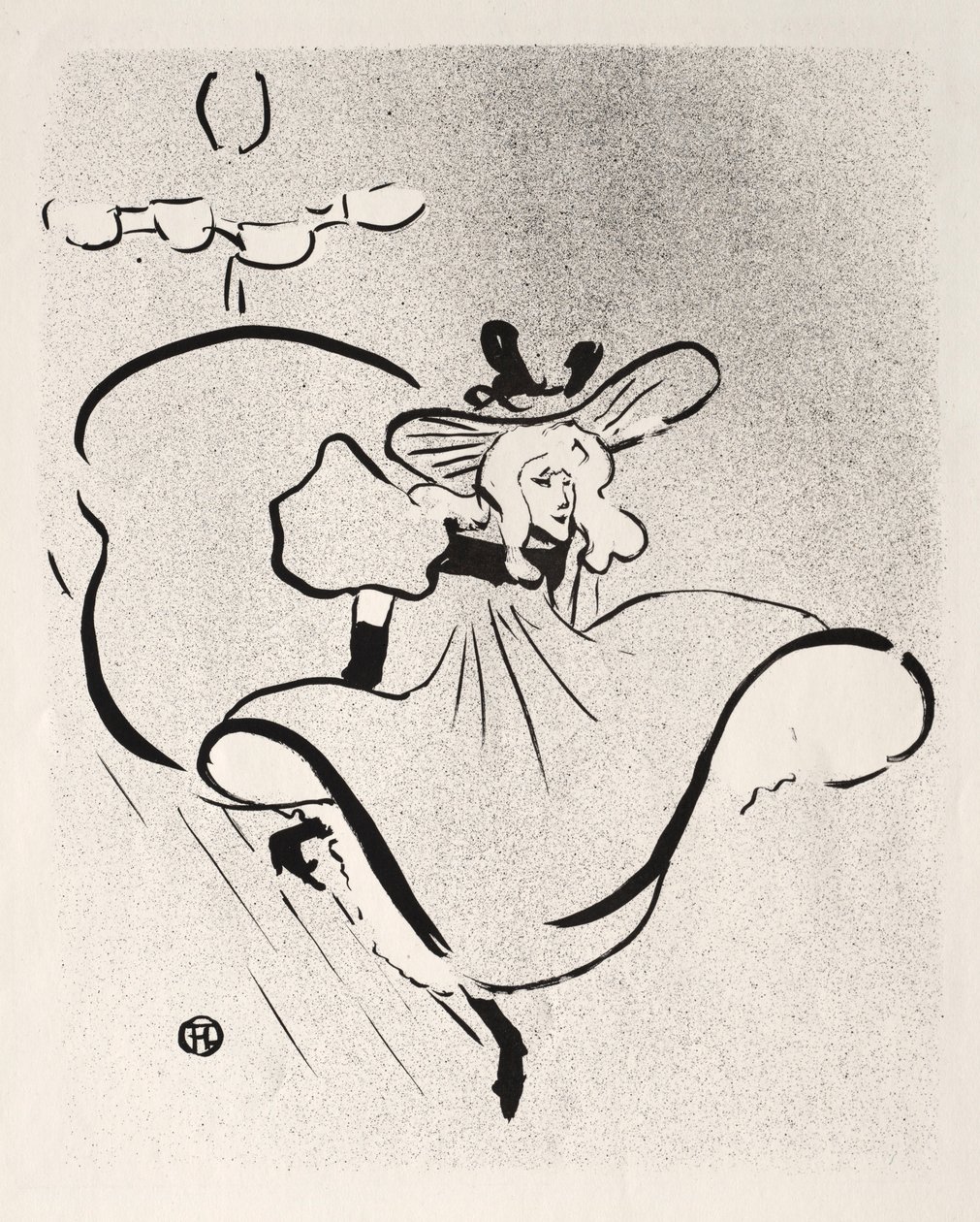 Jane Avril, 1893. af Henri de Toulouse Lautrec
