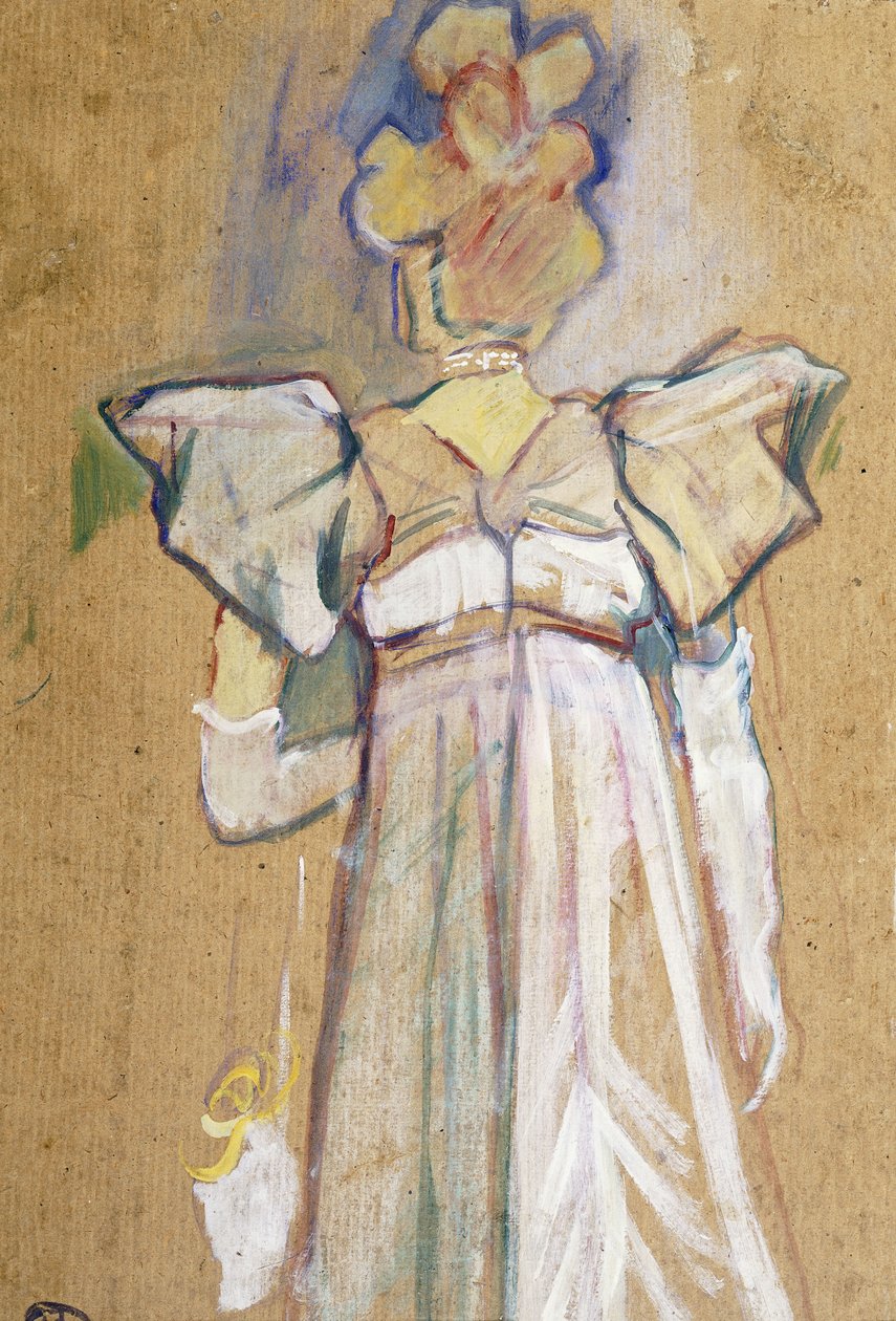 Jane Avril, 1893 af Henri de Toulouse Lautrec