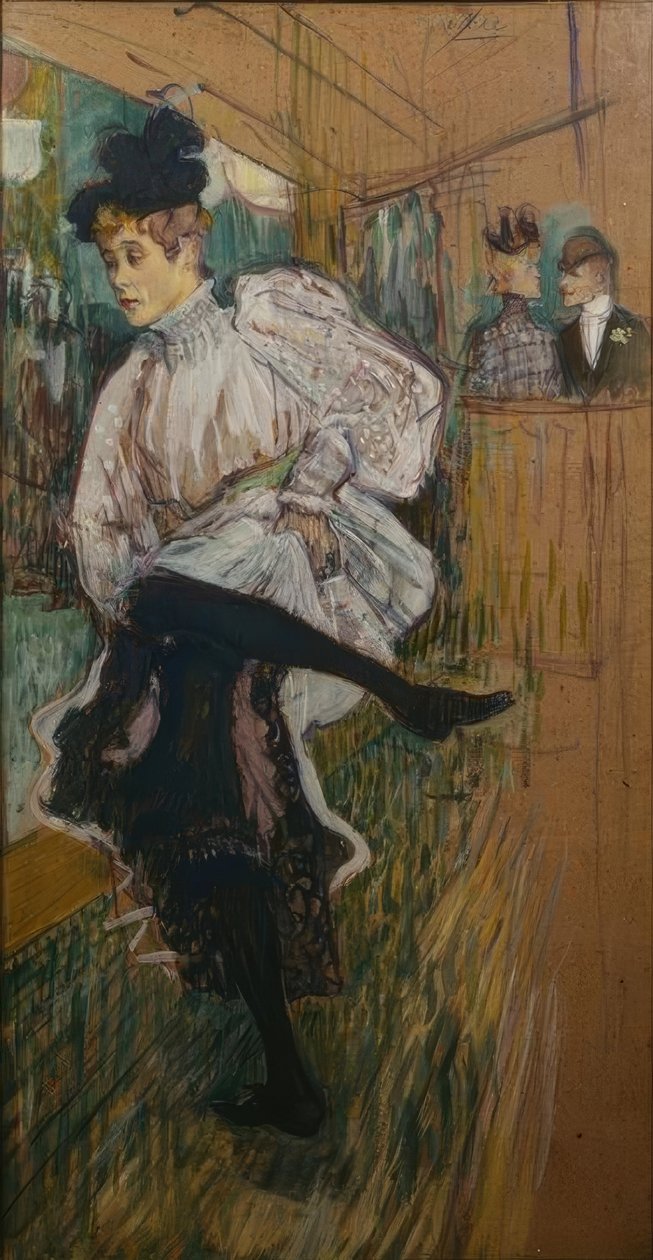 Jane Avril danser af Henri de Toulouse Lautrec